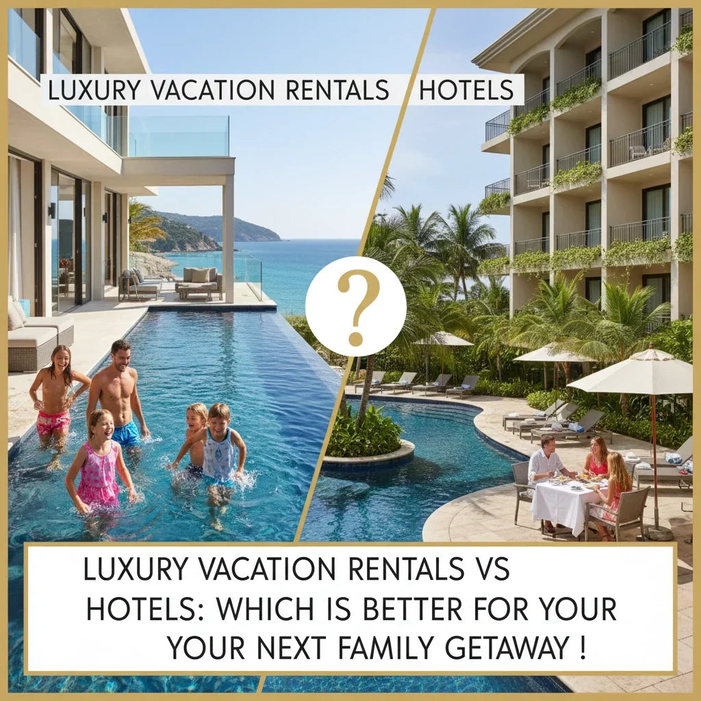 Luxury Vacation Rentals vs Hotels: Which Is Better for Large Group Travel?